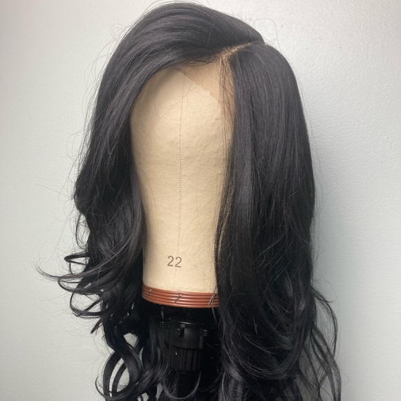 Black Wig Long Black Wigs Lace Wig - Picture 8 of 10